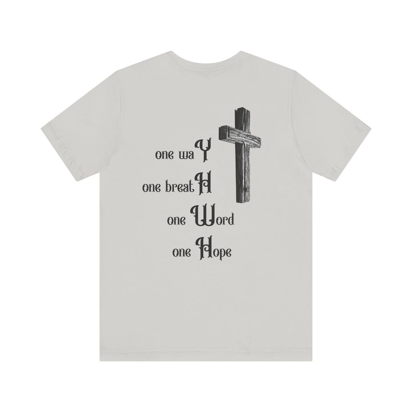 Religious Unisex Tee - Creative 'YHWH' Word Play Design