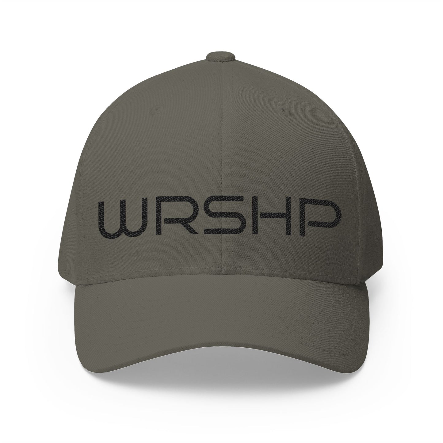 —  WRSHP  — Embroidered Closed-Back Hat