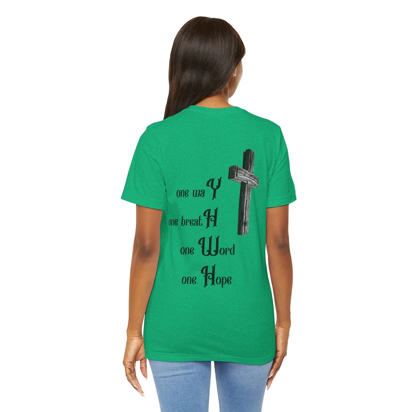 Religious Unisex Tee - Creative 'YHWH' Word Play Design
