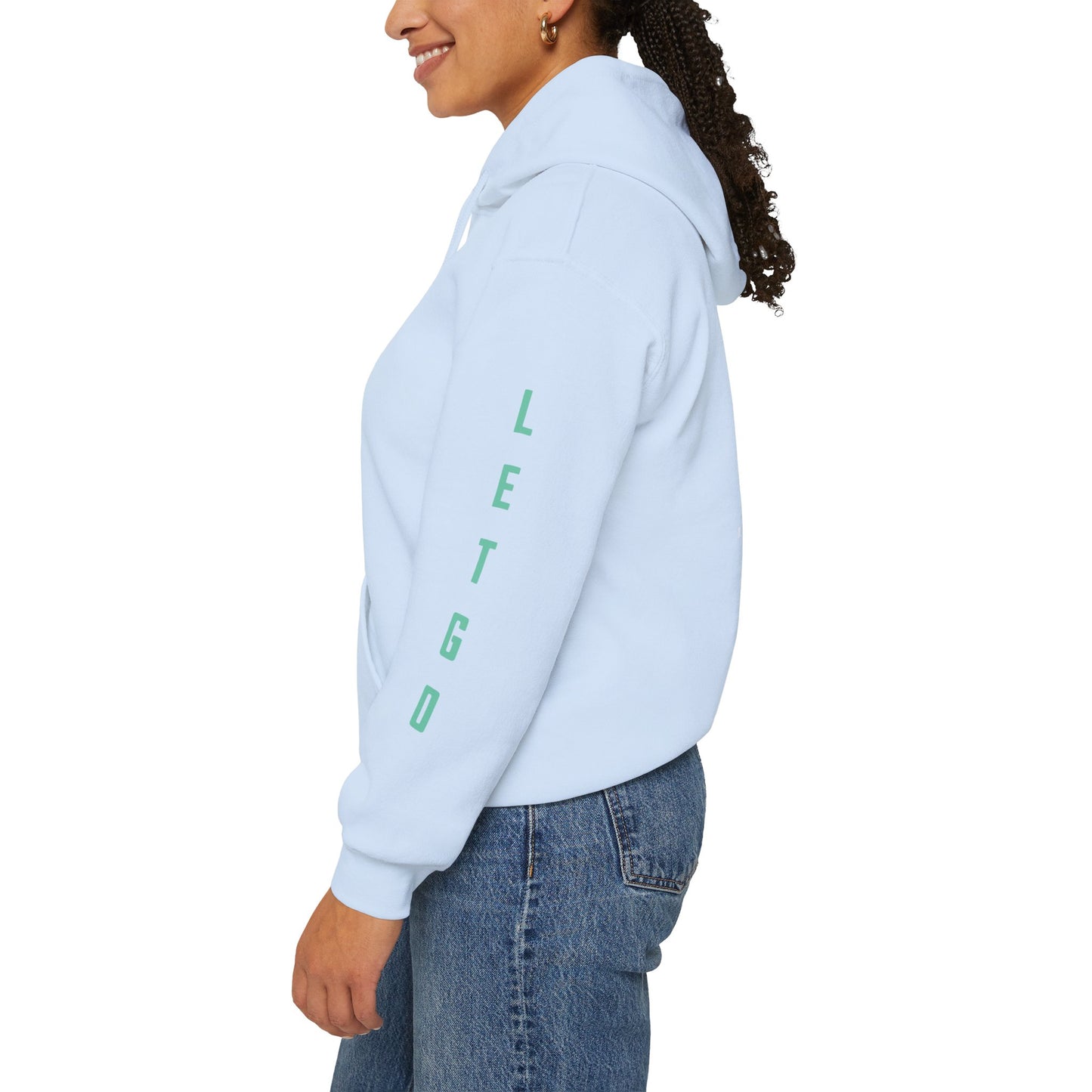 Let Go and Let God Hoodie — Cozy Faith-Inspired Pullover