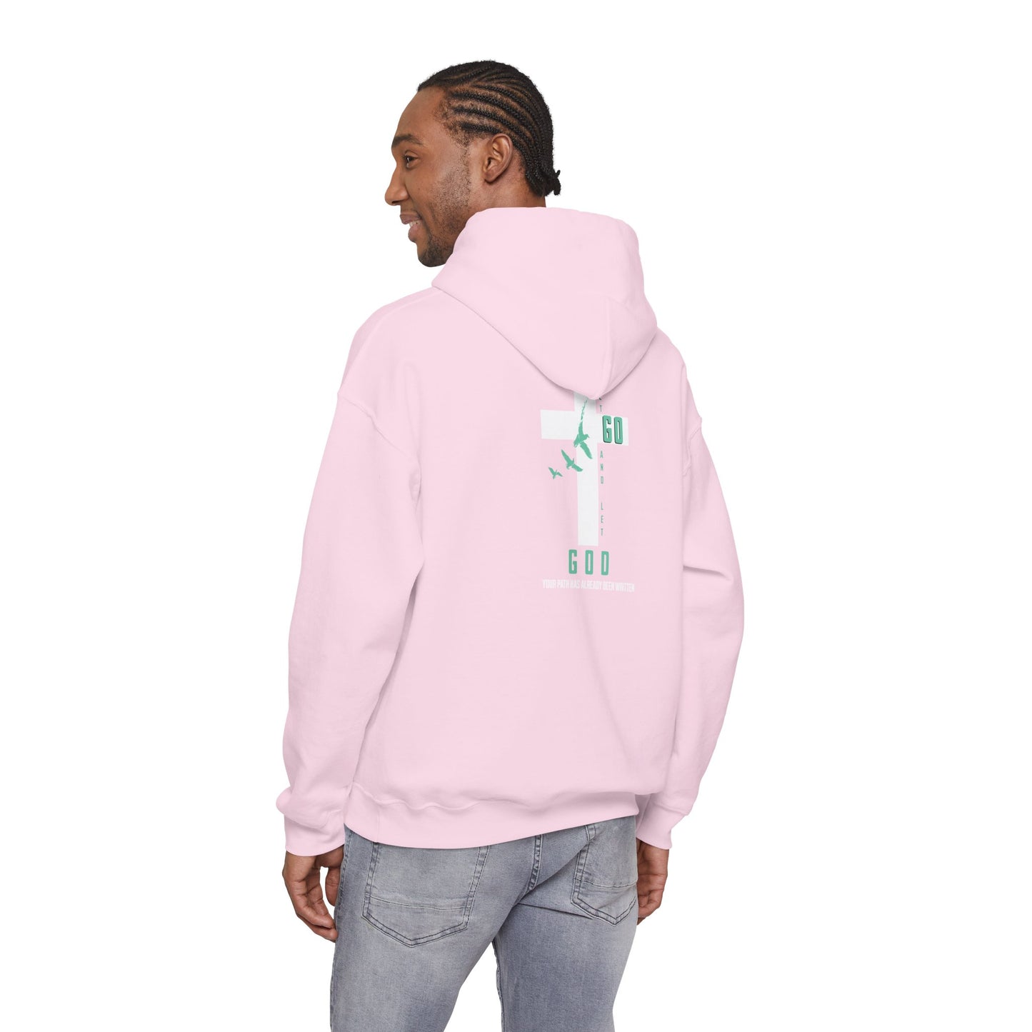 Let Go and Let God Hoodie — Cozy Faith-Inspired Pullover