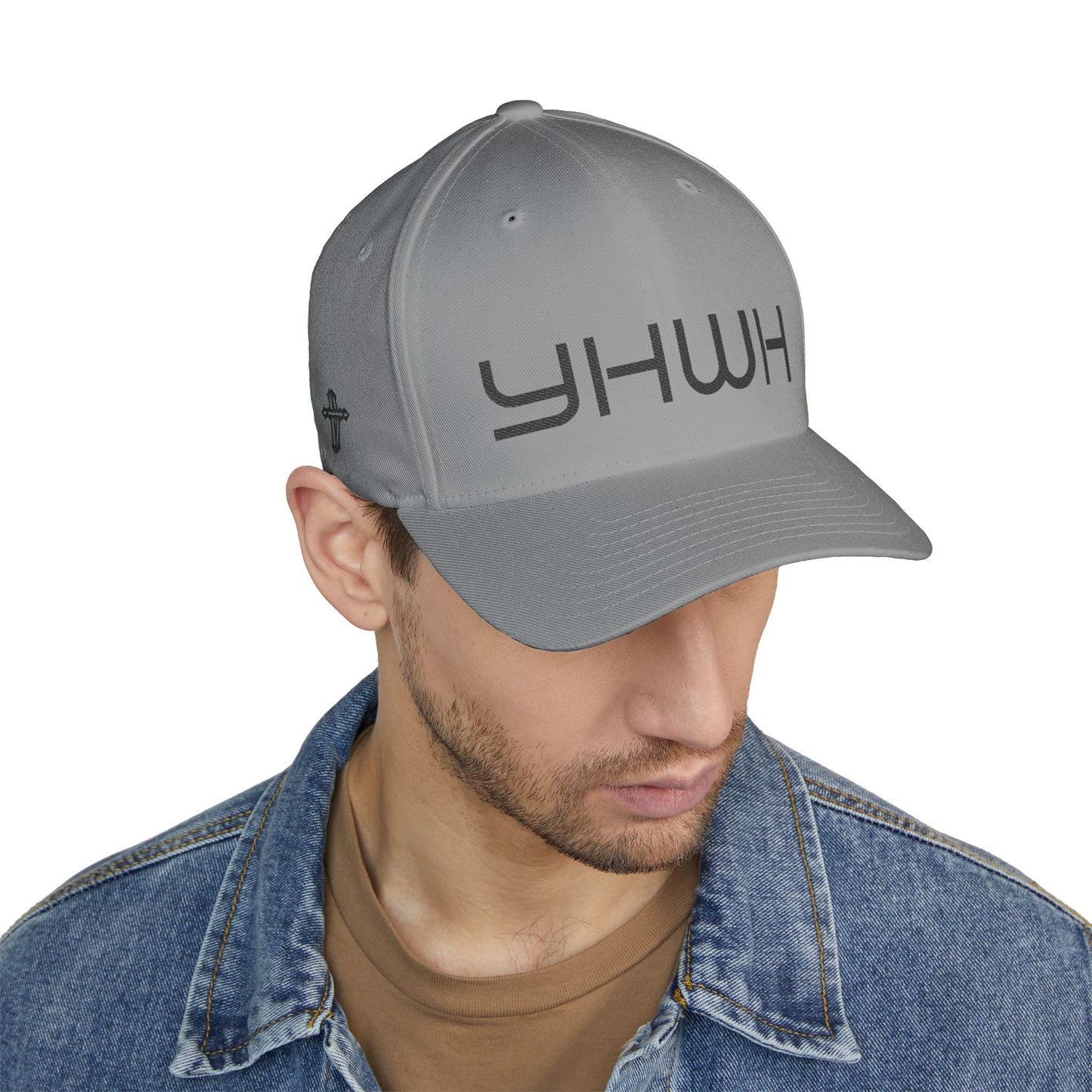 —  YHWH  — Embroidered Closed-Back Hat