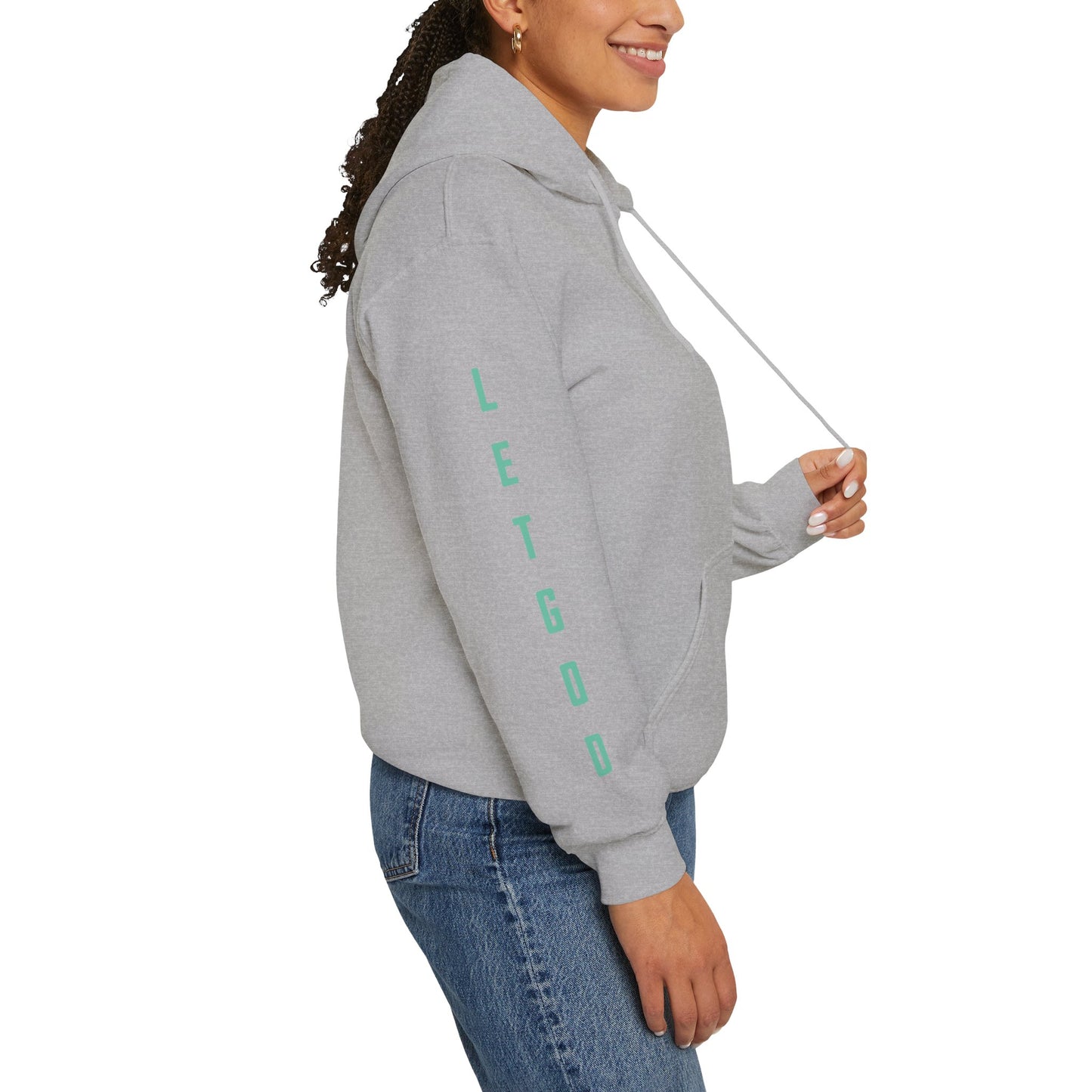Let Go and Let God Hoodie — Cozy Faith-Inspired Pullover