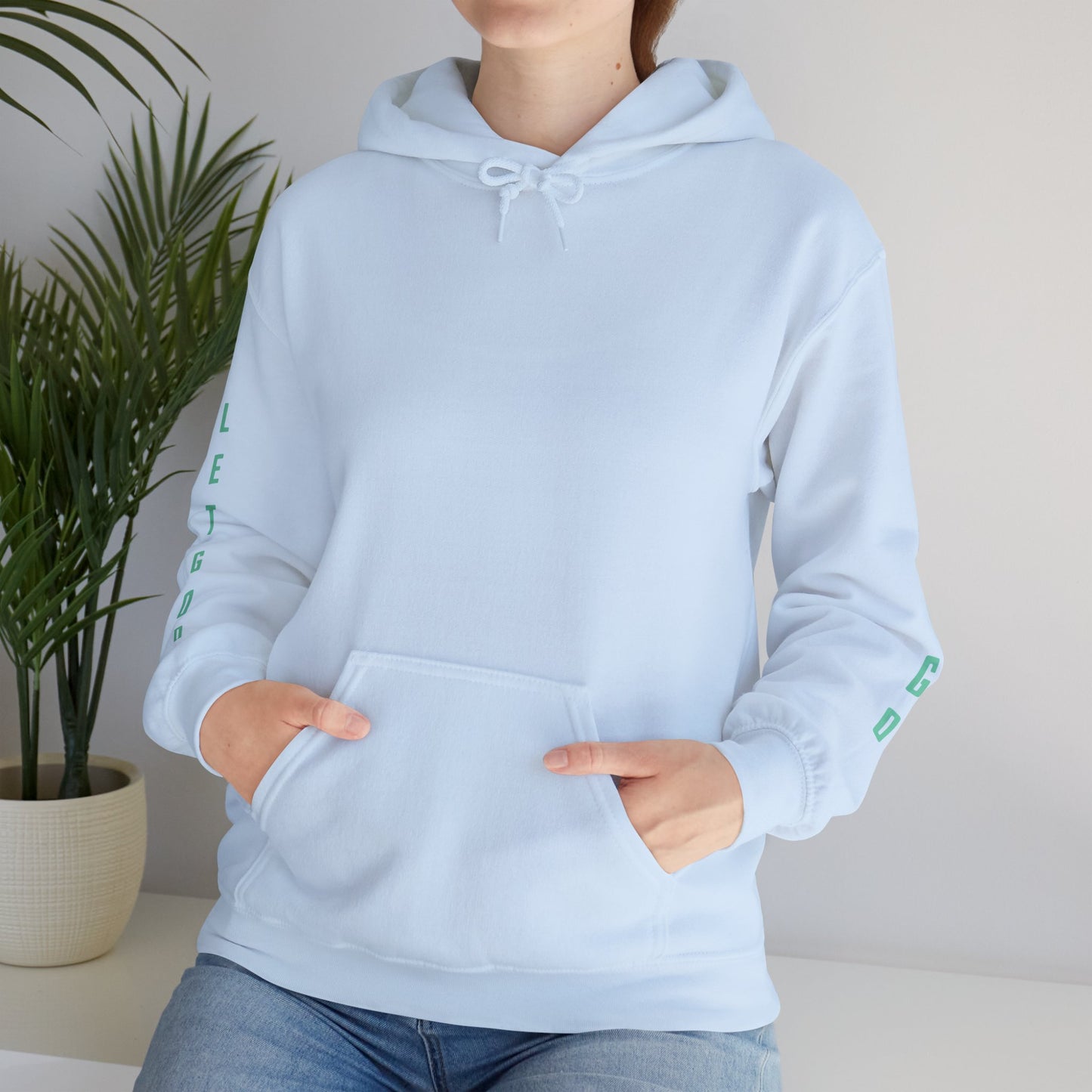 Let Go and Let God Hoodie — Cozy Faith-Inspired Pullover