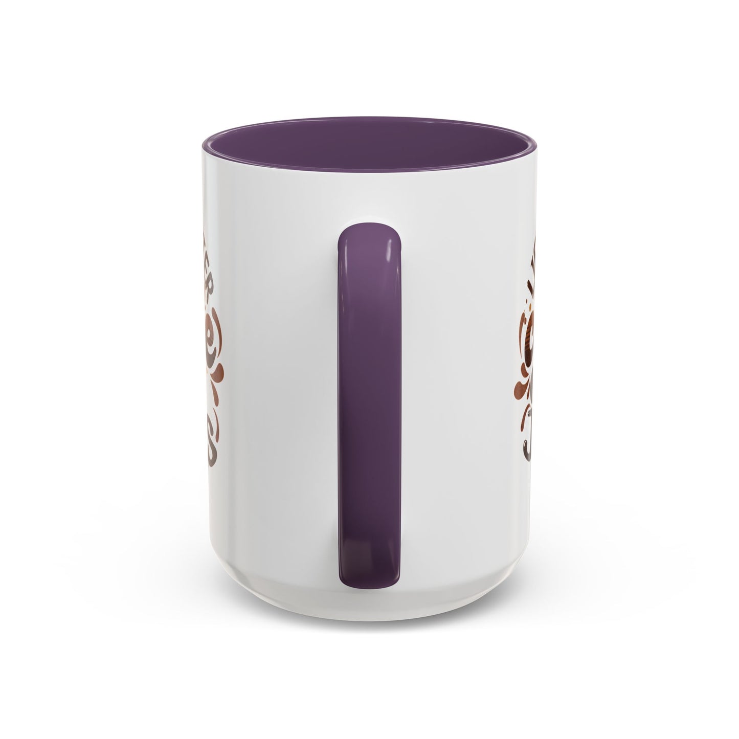 Accent Coffee Mug — "Two Things That Never Fail" Faith & Caffeine Inspirational Mug (11/15oz)