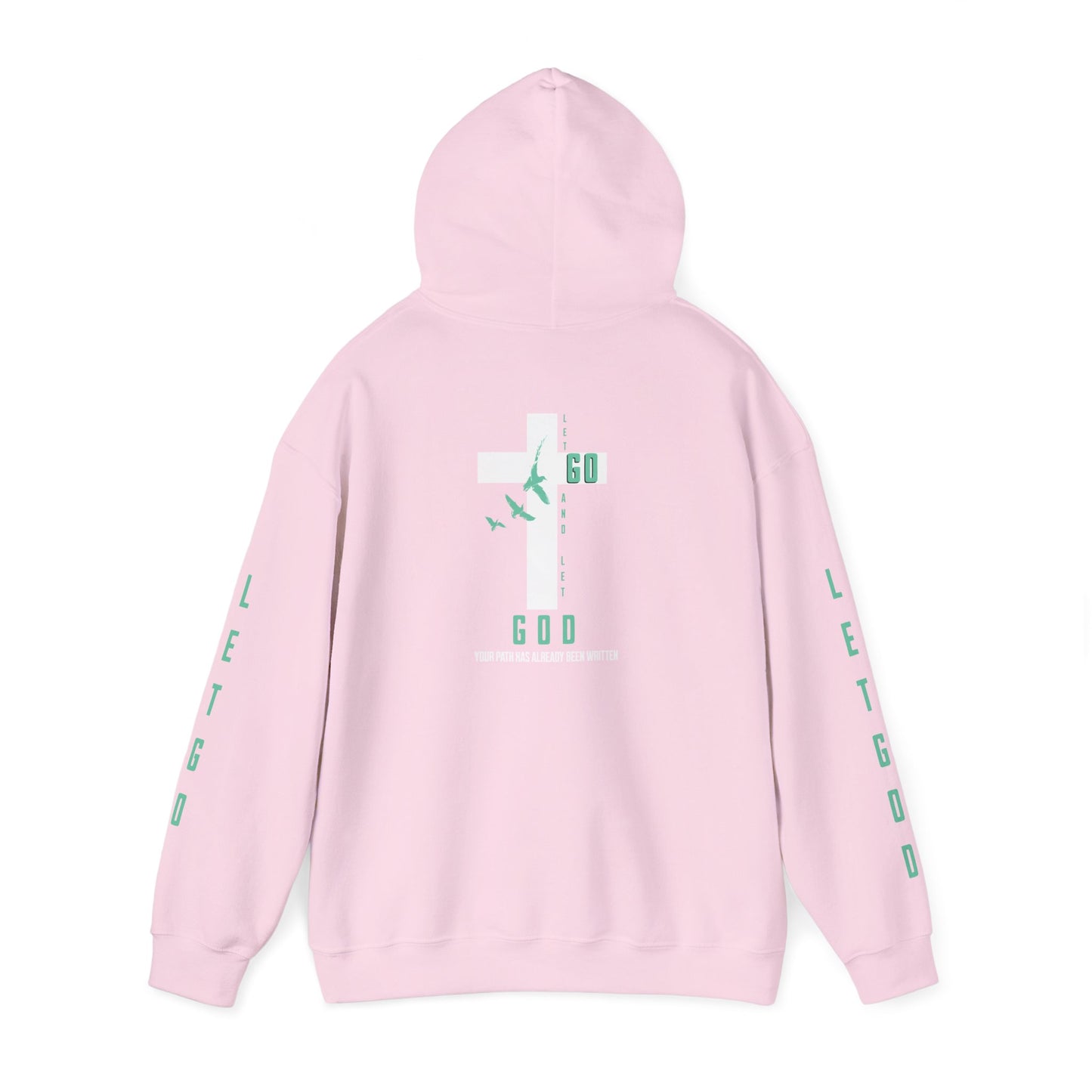 Let Go and Let God Hoodie — Cozy Faith-Inspired Pullover