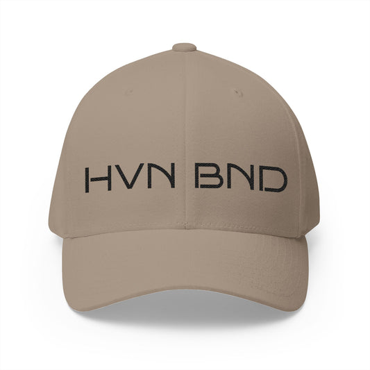 —  HVN BND  — Embroidered Closed-Back Hat