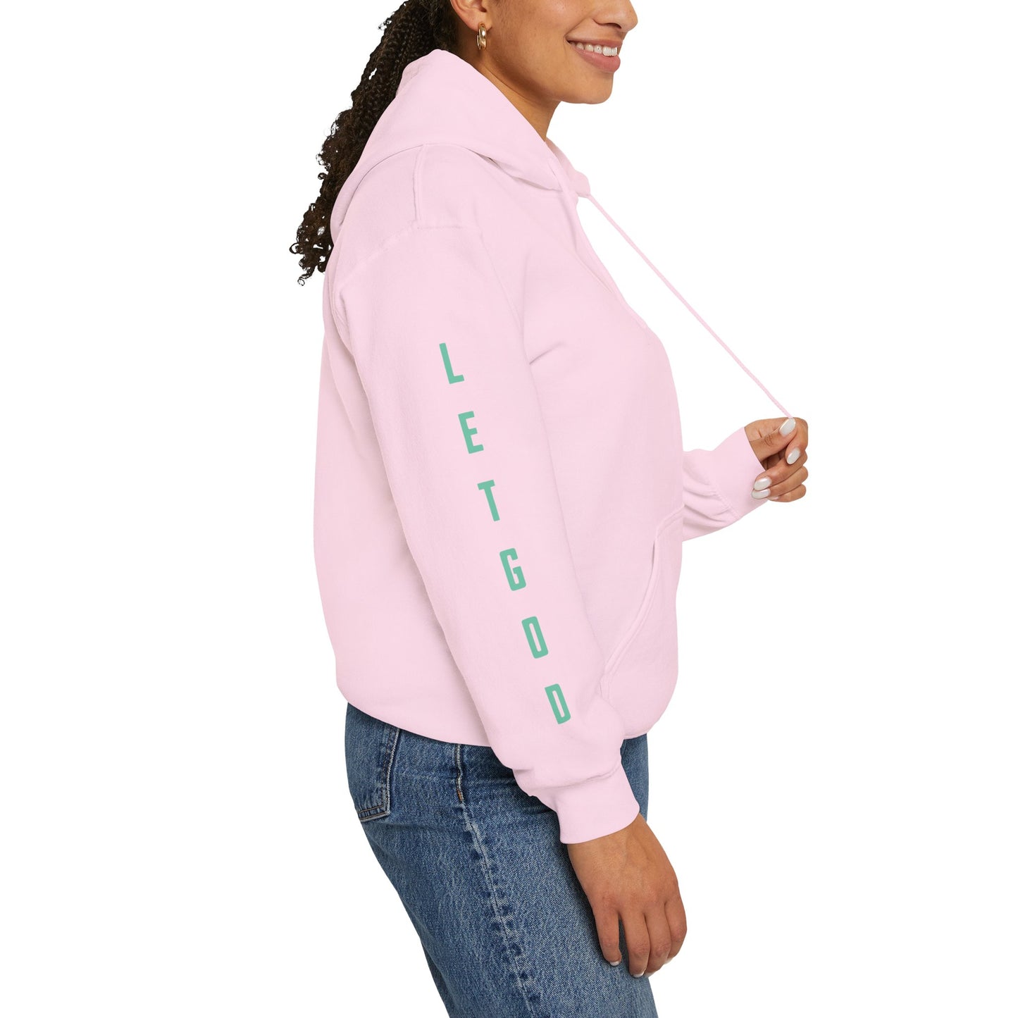 Let Go and Let God Hoodie — Cozy Faith-Inspired Pullover