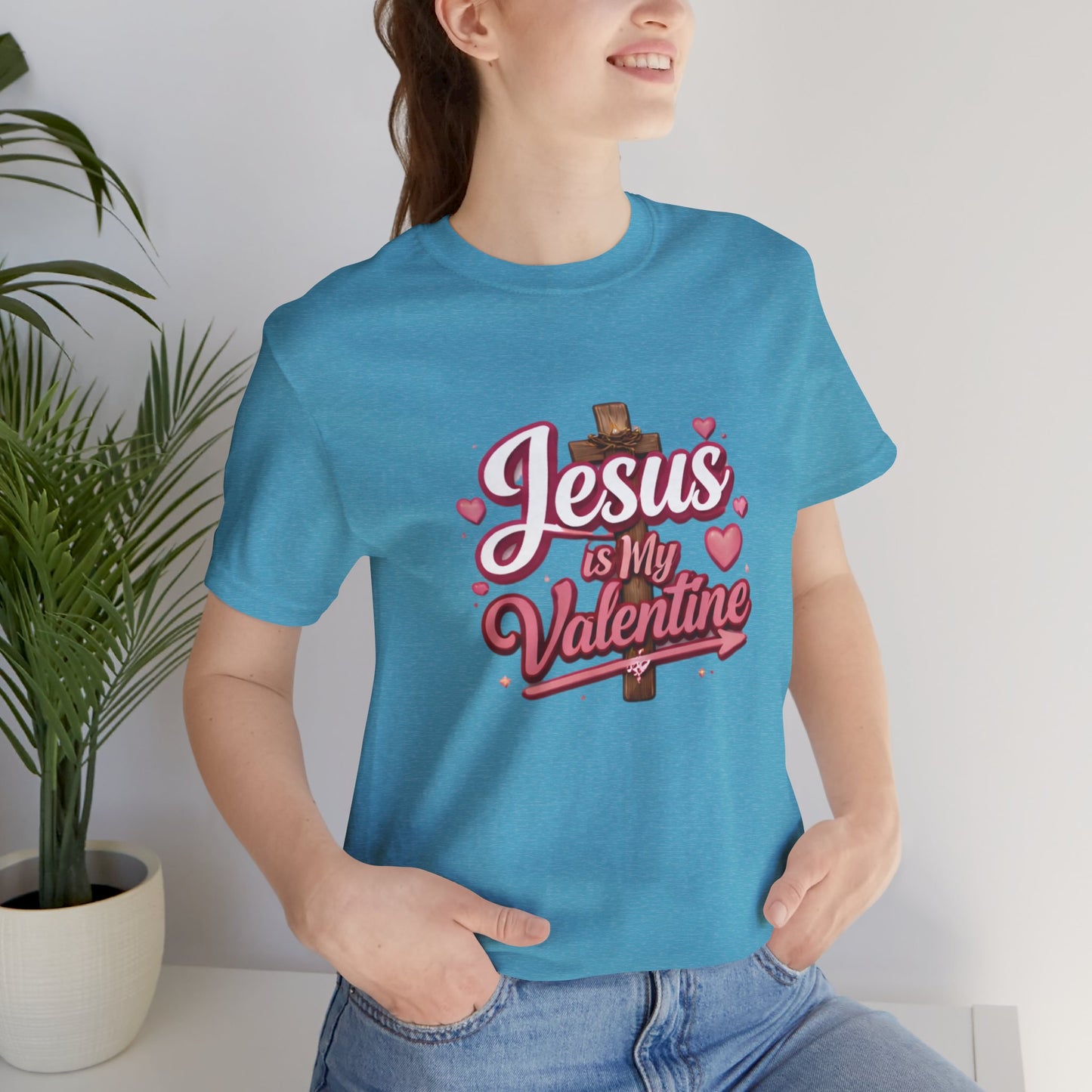 - Jesus Is My Valentine -  T-Shirt