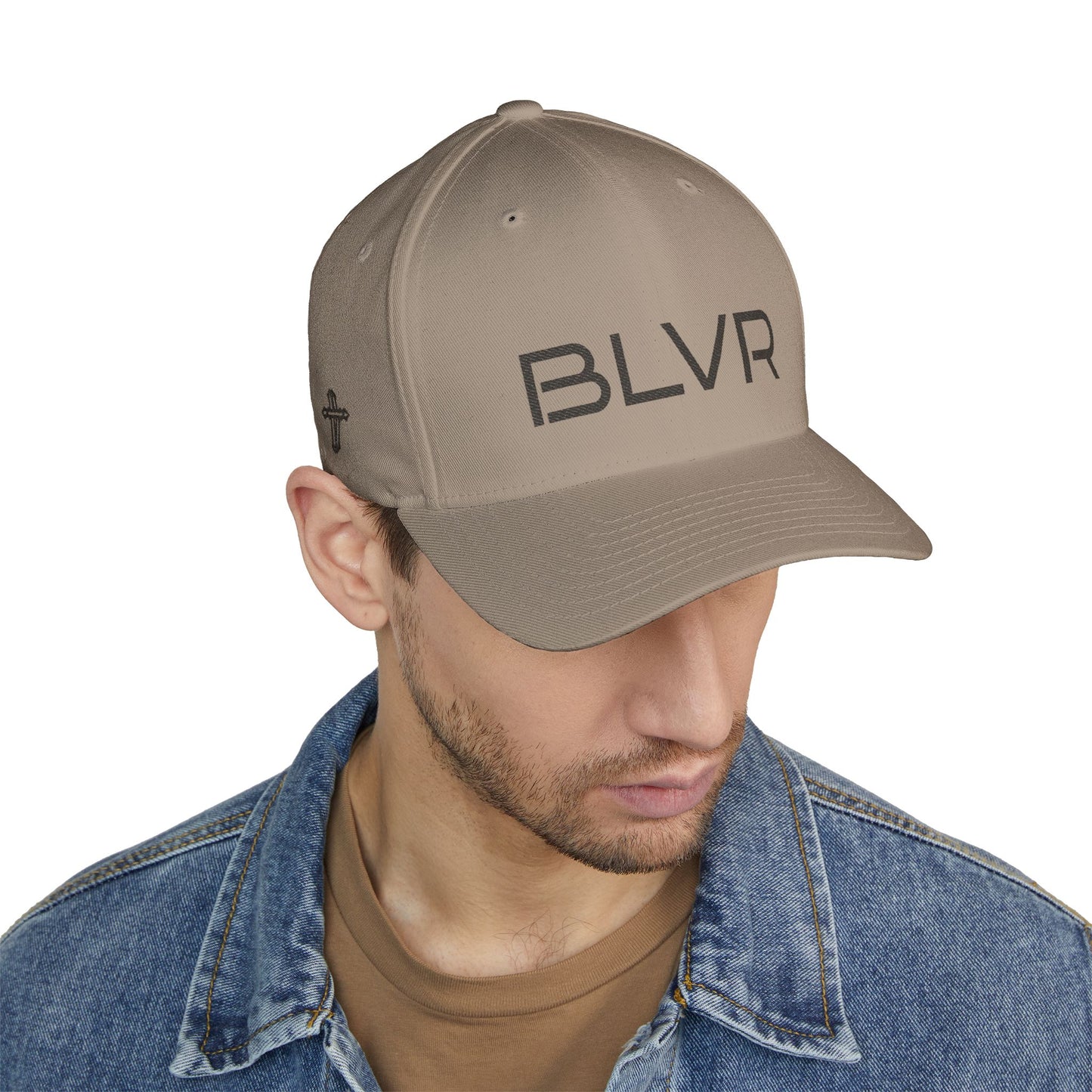 —  BLVR  — Embroidered Closed-Back Hat