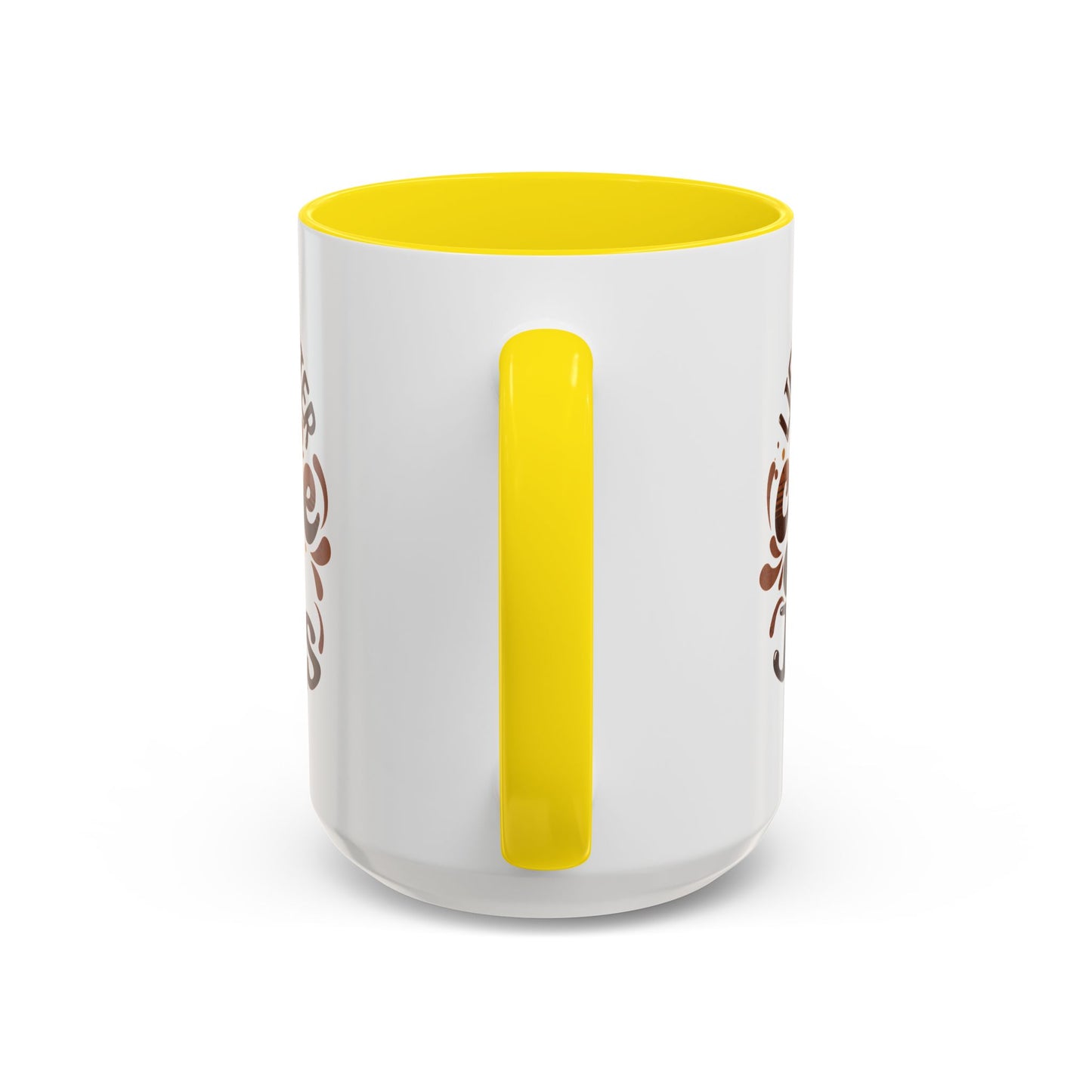 Accent Coffee Mug — "Two Things That Never Fail" Faith & Caffeine Inspirational Mug (11/15oz)