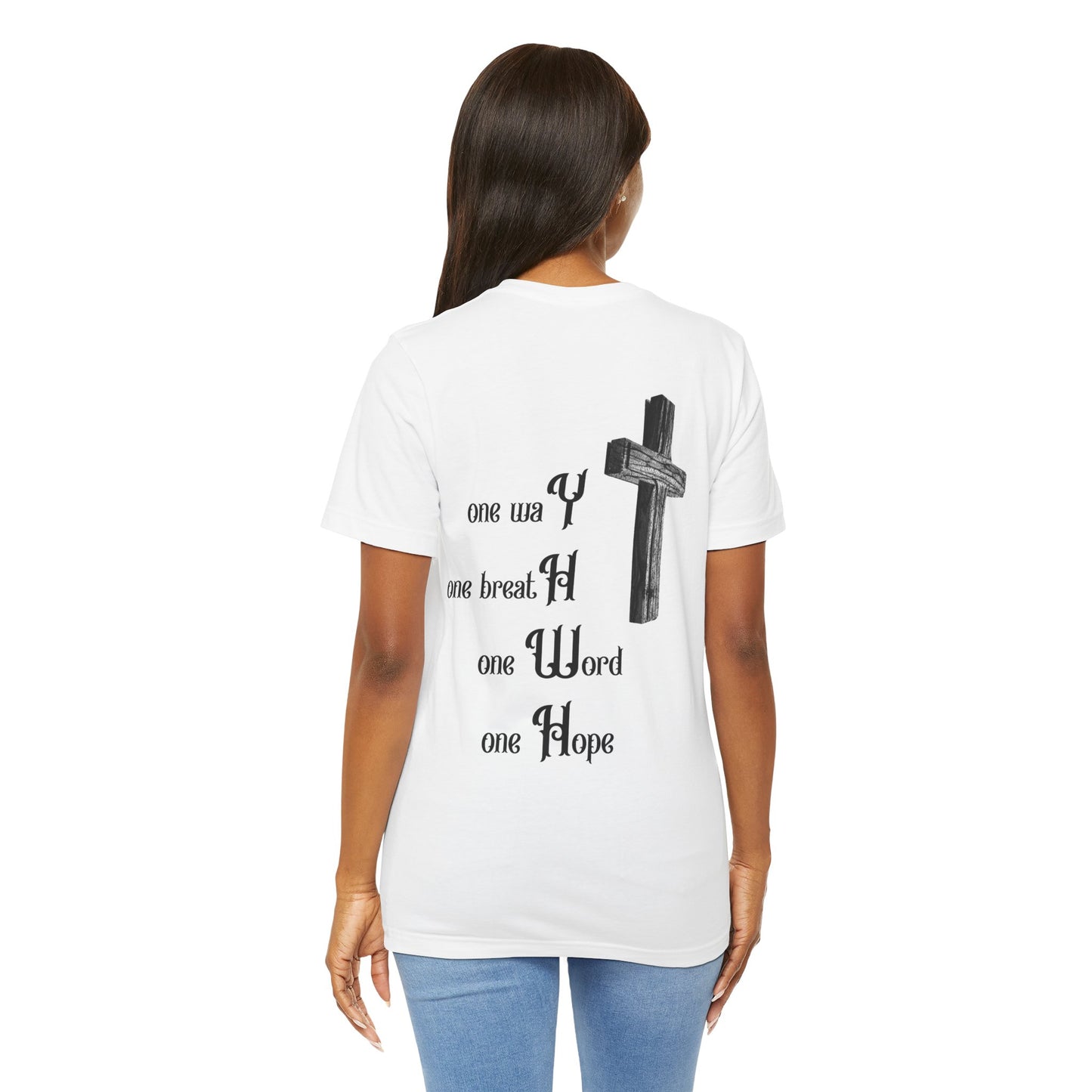 Religious Unisex Tee - Creative 'YHWH' Word Play Design