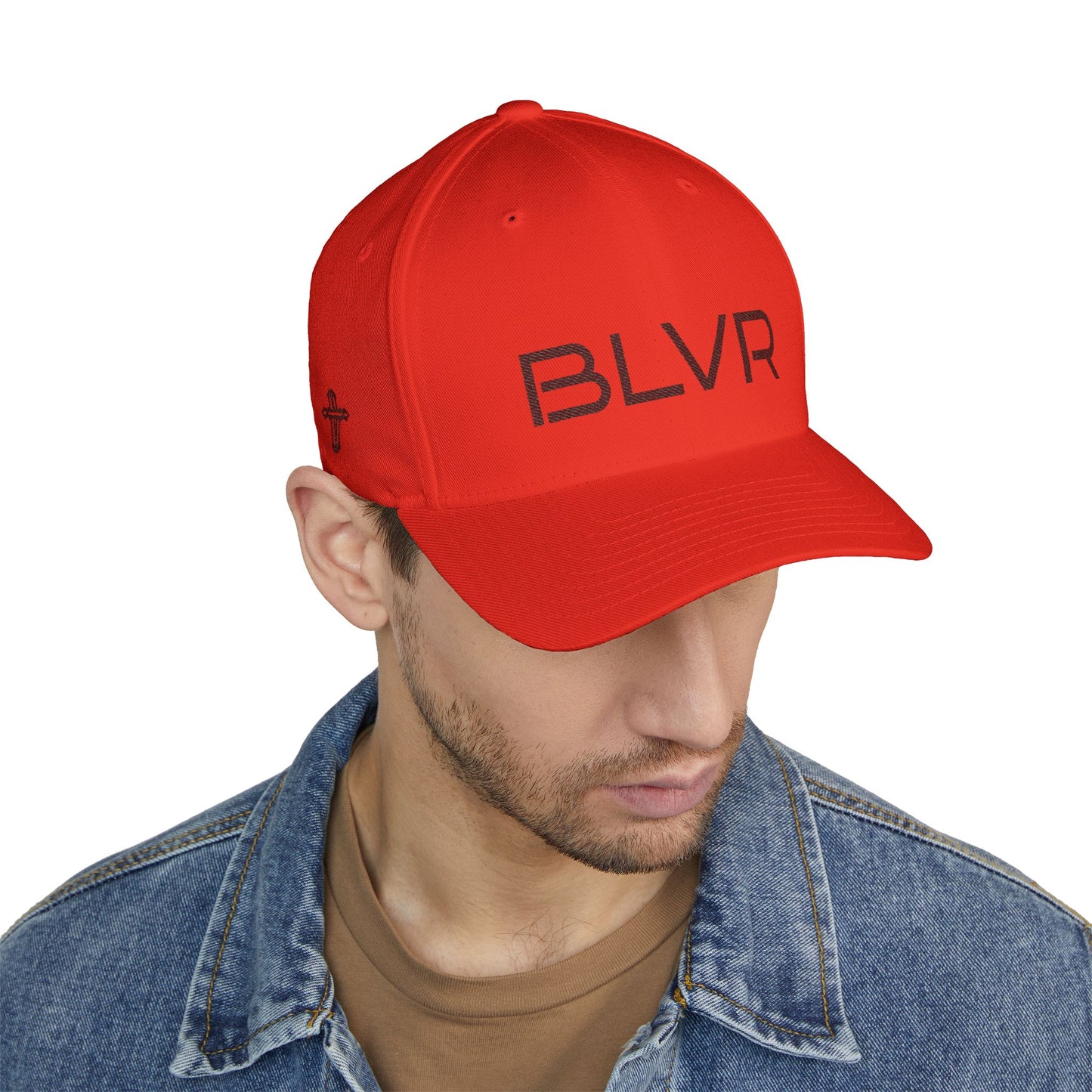 —  BLVR  — Embroidered Closed-Back Hat