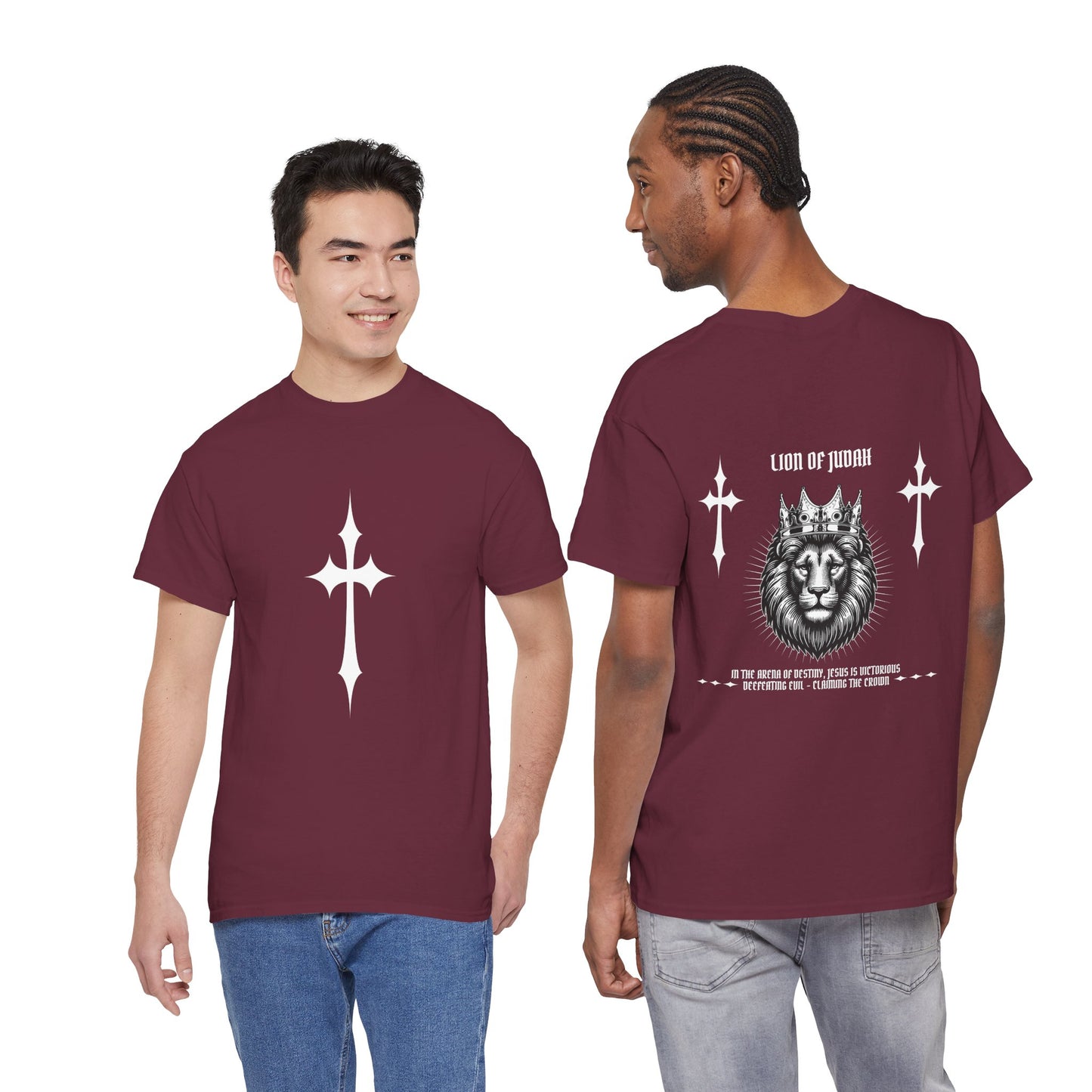 Lion of Judah Faith Tee — 'Your Faith Deserves Quality That Lasts'